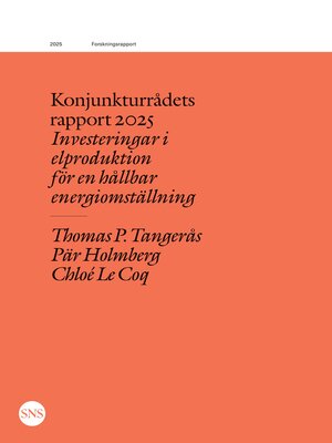 cover image of Konjunkturrådets rapport 2025